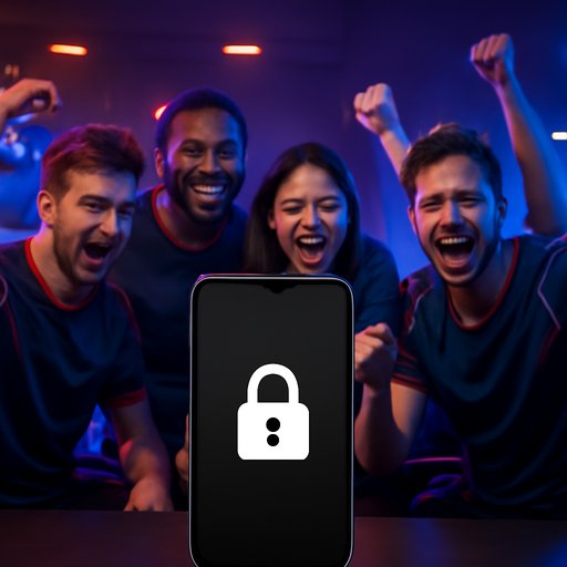 1333bet লক আইকনসহ নিরাপদ ফোন স্ক্রিন